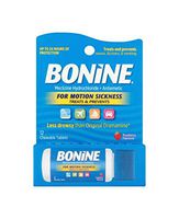 Bonine Motion Sickness Raspberry Travel Pack, Blue, 12 Count