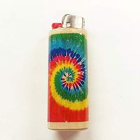 Tie Dye Lighter Case Holder Sleeve Cover Fits Bic Lighters