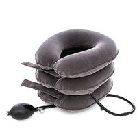 Cervical Neck Traction Device - Inflatable & Adjustable Neck Stretcher Collar Device - at Home Traction for Neck Pain Relief (n001)