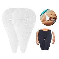 Lesgos Camel Toe Pad, Reusable Traceless Invisible Adhesive Silicone Anti Camel Toe Cover Foam Pads for Women Leggings, Swimwear, Activewear, 2 Pack, L