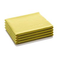 E-Cloth Glass & Polishing Microfiber Cleaning Cloth, Daffodil Yellow, 4 Count