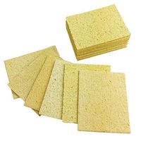 Fiesta Urijk 10PC Cleaning Sponge For Electric Soldering Iron Yellow High Temperature Resistant Cleaning Sponge Kitchen Supplies