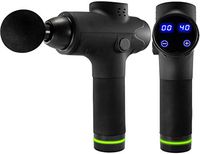 Massage Gun Cordless Handheld Massagers Body Sports Drill Portable Deep Tissue Percussion Muscle Massager for Pain Relief with Carrying Case (Black)