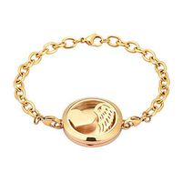 memorial jewelry Beautiful Shape Essential Oil and Perfume Diffuser Locket Bracelet, Aromatherapy Bangle 12 Color Pads