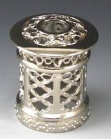 Courtney's Candles Silver Cross Style - Replacement Decorative Shades for Fragrance Lamps