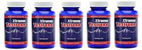Xtreme Testrone Male Enhancement Increase Strength Stamina Endurance Potency Horny Goat Weed 60 Tablets Per Bottle (5 Bottles)