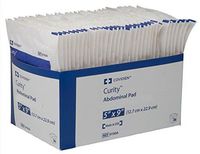 Covidien 9194A Curity Abdominal Pads, Sterile, 8" x 10" (Pack of 18)