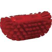 Vikan 70394 Polypropylene Bristle Hand-Held Tank Brush, 8", Red