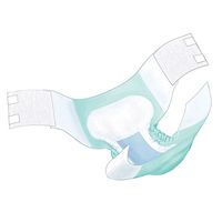 COVIDIEN, Wings Quilted Overnight Adult Briefs - CASE/32 (3XL (Up to 95"))