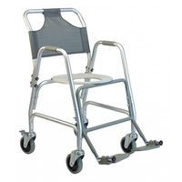 BATHROOM SAFETY - Deluxe Shower Transport Chair with Footrests #7915A-1