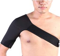 BIHIKI Bursitis Shoulder Brace for Women and Men,Adjustable Wrap Strap Support for Shoulder Bursitis, Subluxation, Tear, Frozen Shoulder Pain, Sprain, Soreness & Tendinitis (Left Shoulder)