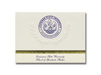 Signature Announcements Louisiana State University School of Graduate Studies Graduation Announcements, Platinum style, Basic Pack 20 with metallic foil seal