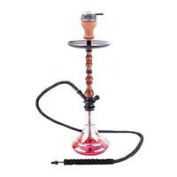 1 Hose Glass Hookah Complete Set Large Shisha Set with Everything Art Design Sheesha Molasses Narghile Nargile