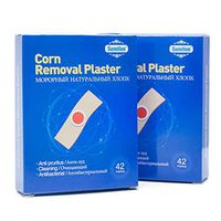 LIUCS 42Pcs Foot Corn Removal Plaster Cure Callus Health Medical Pad Patches Relieving Blisters Painless Warts Thorn Treatment Tool Soften Skin Cutin Feet Care
