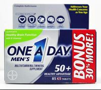 One A Day Men's 50+ Healthy Advantage Multivitamin Tablets(2 Pack Total 170 Tablets)