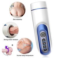 Vioretf- Fitness mǎssǎge Exercise Electric Intelligent Heating Voice Interaction Deep-Throat Male Oral Mǎstùrbǎtor R-ealistic Tongue Mâstürbâtîon Cup 7 Frequency Waterproof Vâgînâ Vîbrâtör Male's Toy