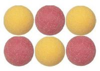 Tornado Official Foosballs Tournament Balls Commercial Quality - Play Like The Pros (6 Balls, Pink and Yellow)