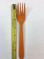 Heavy Weight 7" colored Forks 100pcs (Orange)