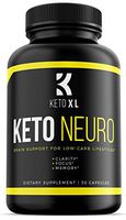 Keto Neuro | Brain Support Nootropic Supplement for Keto Diet and Low Carb Lifestyles | Memory, Focus, Clarity | Boost Energy, Mental Performance | Bacopa Monnieri, DMAE, Rhodiola Rosea, Ginkgo Biloba