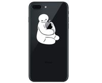 Baymax Big Hero 6 Die-cut Vinyl Decal Sticker compatible for Macbook laptop decal (White, iPhone)