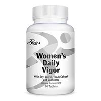 Body Vigor Women's Daily Vigor, Multivitamin Supplement, Energy Support, Antioxidants, Black Cohosh & Chasteberry, 90 Tablets
