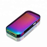 Electric Arc Plasma Lighter - Windproof - USB Rechargeable (Rainbow)