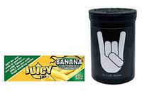 Herb Airtight Container Fresh Kettle with Juicy Jay's Banana 1.25 Flavored Hemp Rolling Papers 1 Count DC Crafts Nation- Metal