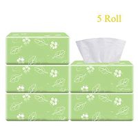 Paper Towels, Multifold Paper Towels, 100 Sheets/Pack, 3 layers/Sheets,Family Rolls, White (5)