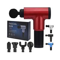 LN LOVE NEST Massage Gun Professional Muscle Massager Gun Deep Tissue Massager Electric Percussion Massager Handheld Massage Device Body Back Massager Pain Relief Therapy Fascial Gun (Red)