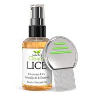 Isabella's Clearly LICE, Powerful Lice Treatment of Natural Oils Proven to Eliminate Lice, Nits. No Toxins. Remover and Repellent with Neem, Rosemary, Cedarwood. FREE Comb.