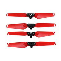 Penivo 2 Pair 4730 F 2X CW 2 CCW Props Colour Quick Release Folding Propellers for DJI Spark Drone (Red)
