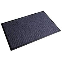 Super1798 Home Striped Non-slip Water Absorption Entrance Hallway Door Mat Floor Carpet Rug Decor -Grey