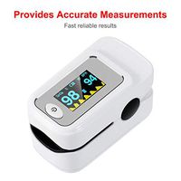 MEOW oximeter, The Pulse oximeter fingertip, Oxygen Saturation Monitor 500DL Fingertip Pulse Oximeter Blood Oxygen Saturation Monitor with LED Display, Pulse ox for Child and Adult and Old, Gray