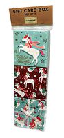 Christmas Gift Card Box (Set of 3) (Unicorn)