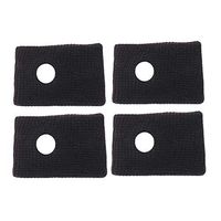 HEALIFTY Wristband for Motion Sickness 2 Pair Cotton Anti-Nausea Wristbands Travel Car Sea Van Plane Motion Sickness Relief Wristbands (Black)