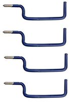 Heavy Duty Wall Mount Ladder Hooks - 4 Pack