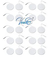 VeniCare 2" Rounded TENS Unit Electrodes 20 Pack TENS Unit Electrode Pads for TENS Massage EMS Palm Echo