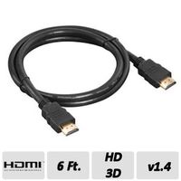 6FT HDMI CABLE CORD CONNECT TV TO LAPTOP COMPUTER PC DVD BLU-RAY MEDIA PLAYER