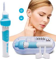Ear Wax Removal Kit, Electric Earwax Removal Tools, Ear Cleaner, Ear Wax Vacuum Easy Earwax Remover Soft Prevent Ear-Pick Clean Tools Set, Safe and Comfortable