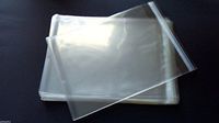 200 Pcs 3 1/4 x 3 1/4 Clear Resealable Cello Cellophane Bags Sleeves 3x3 Item