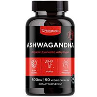 Ashwagandha Root Powder 500mg Capsules – [90 Count] 100% Organic Ashwagandha Extract – for Anxiety and Stress Relief | Cortisol and Mood | Adrenal & Immune Support | Herbal Supplement – Made in USA