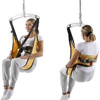 JM-D Toileting Commode Sling Patient Lifter, Nylon Sling Pad for Bariatric, Nursing, Caregiver, Elderly, Disabled Fauay