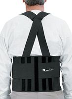 Rolyan Workhard Heavy Duty Back Support, X-Large, Firm Back Brace Provides Torso Support for Spinal Alignment and Posturing, Durable Shoulder Strap Suspenders for Distribution of Weight Evenly