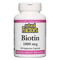 Biotin 1000 mcg Natural Factors 90 VCaps