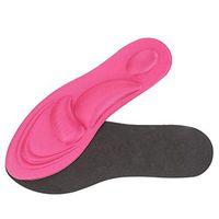 Sdoveb Orthopedic 4D Insole Plantar Fasciitis Arch Support Insoles, Reduce Stress from Longtime Standing Walking Running Fit for Sports Shoes, Canvas Shoes, Leather Shoes, High Heel, etc (Red, S)