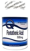 Pantothenic Acid 500mg 100 Capsules ^GLS