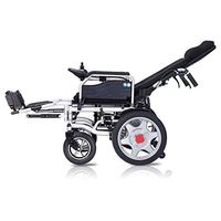 HSRG Folding Electric Powered Wheelchair, Lightweight Portable Smart Fully Lying Electric Wheelchair Mobility Scooter for Elderly, Disabled