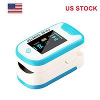Pulse Oximeter Fingertip, SpO2 Blood Oxygen Saturation Monitor, Heart Rate Monitor, 4 Modes Display PI Perfusion Index, Suitable for Fitess Blue