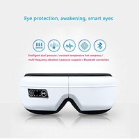 XGuang Stress Therapy Electric Eye Massager,Eye Massager with Heat Compression Therapy Rechargeable Foldable Temple Massager for Headaches Dry Eyes Stress Relief