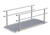 EZ-ACCESS, Gateway Ramp with Handrails, 4 Feet (54 Pounds), Transfer Between Levels and Surfaces With More Security and Safety, Great for Wheelchairs, Walkers, Scooters